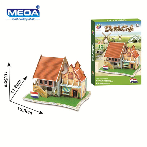 40 Style World Famous Architecture Building 3D Puzzle Model