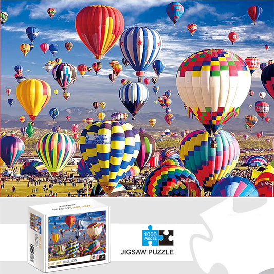 1000 Pieces Hot Air Balloon Jigsaw Puzzle Home Decor Adults Puzzle