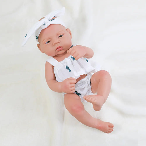 16inch Full Body Silicone Bebe Reborn Doll Soft Dolls Lifelike Baby