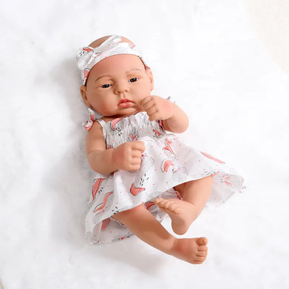 16inch Full Body Silicone Bebe Reborn Doll Soft Dolls Lifelike Baby