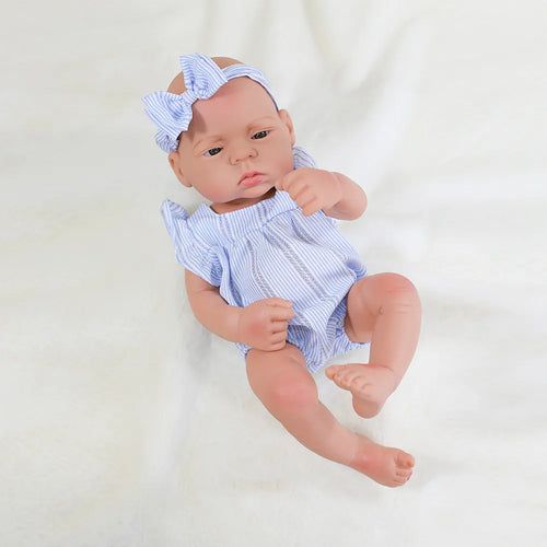 16inch Full Body Silicone Bebe Reborn Doll Soft Dolls Lifelike Baby