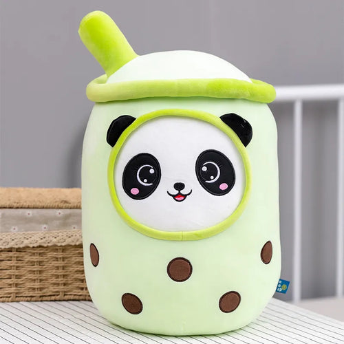 NEW Cute Cartoon Bubble Tea Plush Toy Stuffed Food Milk Tea Soft Doll