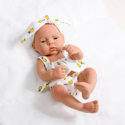 16inch Full Body Silicone Bebe Reborn Doll Soft Dolls Lifelike Baby