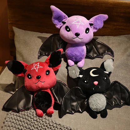 Dark Series Vampire Plush Bat Toy Pentacle Moon Bat Doll Stuffed