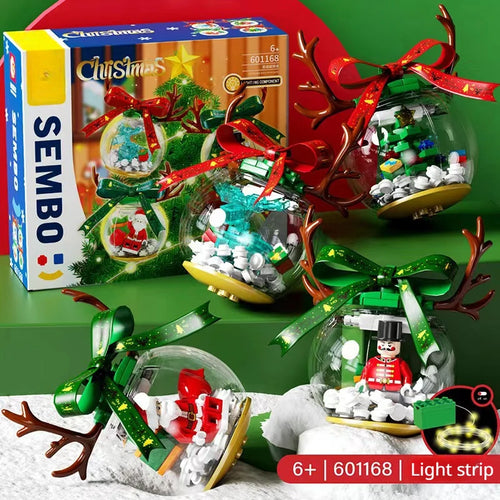 Christmas Building Block Series Toys New Year Gifts Christmas Tree