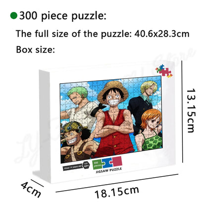 Bandai Anime 1000 Pieces Jigsaw Puzzle One Piece Cartoon Paper Puzzle