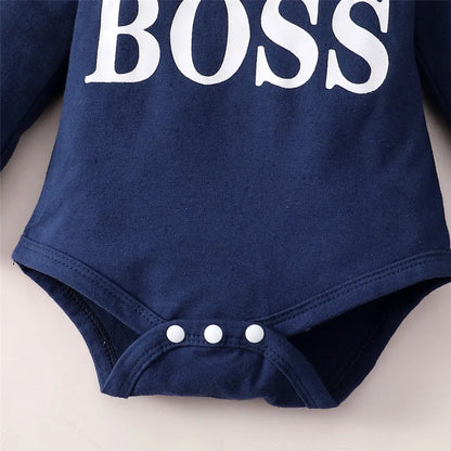 Spring 0-24 Months Newborn Baby Boy 2PCS Clothes Set Long Sleeve