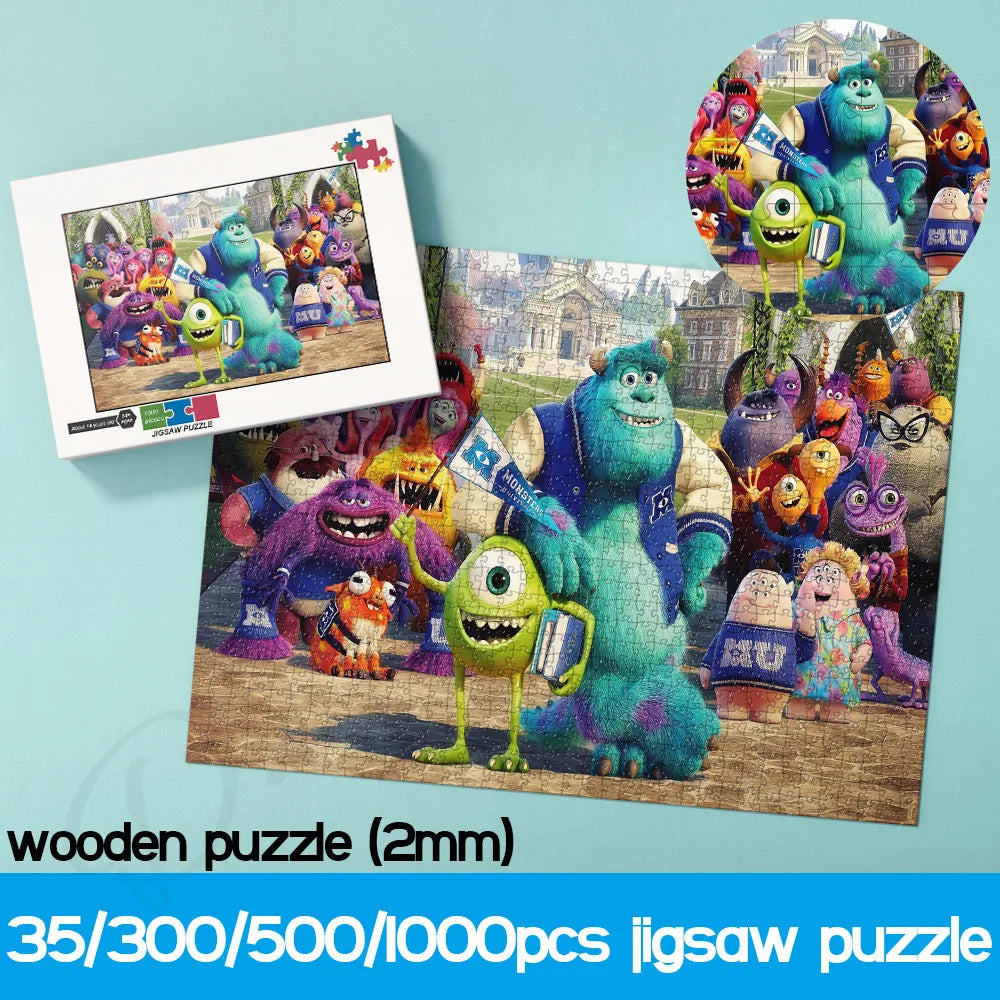 Monsters University Puzzles for Kids and Adults Disney Classic Cartoon